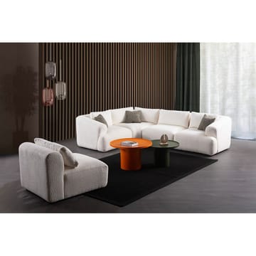 Dashwood 4-seters Hjørnesofa - Kremhvit - Møbler - Sofaer - Hjørnesofaer