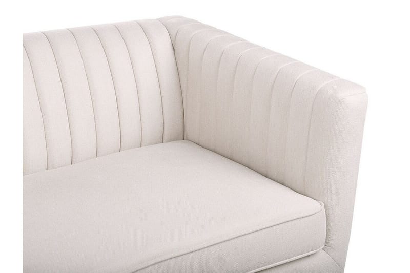 Daymian Sofa 3-seter - Beige/Mørkt tre - Møbler - Sofaer - 3 seter sofa
