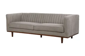 Daymian Sofa 3-seter - Brun/Mørkt tre - Møbler - Sofaer - 3 seter sofa
