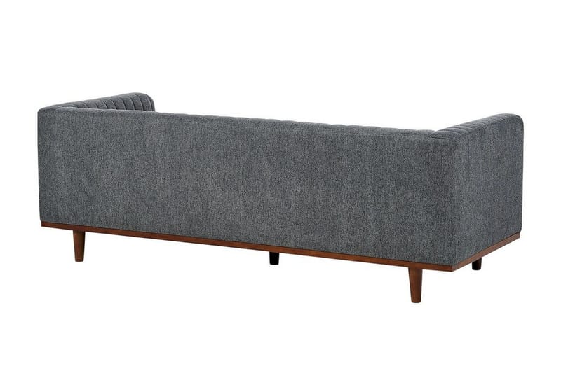 Daymian Sofa 3-seter - Grå/Mørkt tre - Møbler - Sofaer - 3 seter sofa