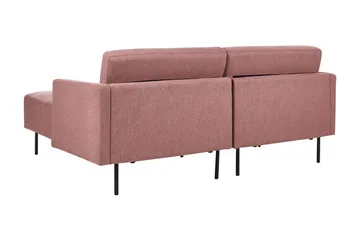 Deajna Hjørnesofa 2-seter - Rosa/Brun/Svart - Møbler - Sofaer - Hjørnesofaer