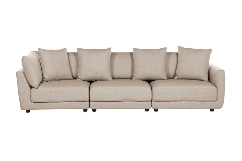 Delisha Sofa 3-seter, Beige/Svart