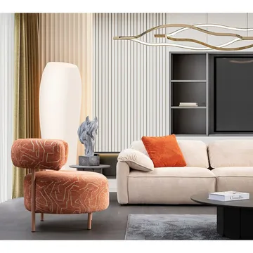 Derebasi 4-seters Hjørnesofa - Kremhvit - Møbler - Sofaer - Hjørnesofaer - Hjørnesofa med divan