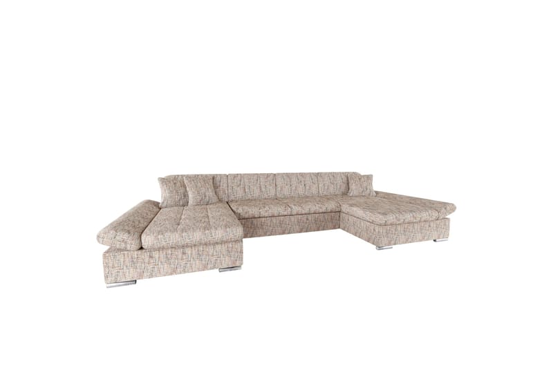 Dewitt Sofa Dobbeldivan 4-seter, Flerfarget/Beige