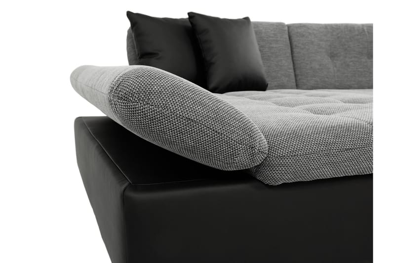 Dewitt Sovesofa med Dobbel Sjeselong 4-seter i Fløyel - Gul - Møbler - Sofaer - Fløyelssofaer
