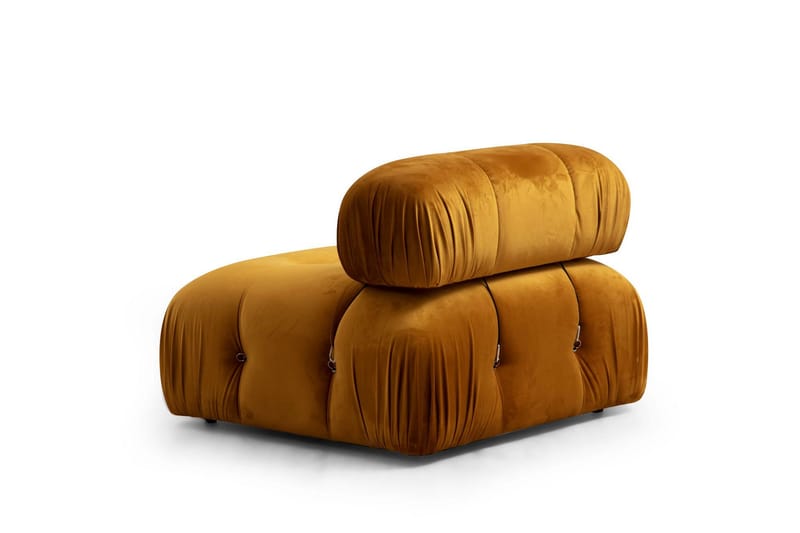 Divansofa 3-seters Belgin - Brun - 3 seters sofa med divan - Sofaer med sjeselong