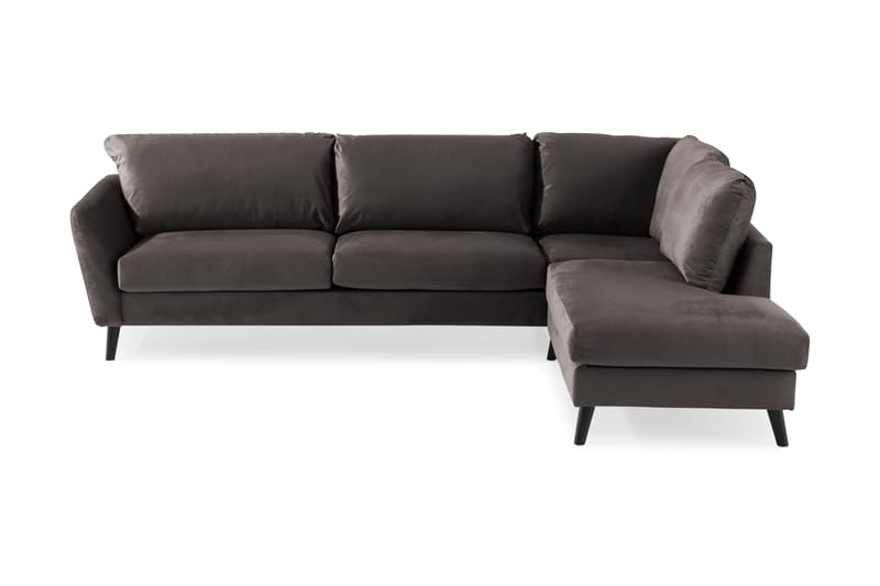 Divansofa Colt 3-seter Høyre Fløyel - Fløyelssofaer - 3 seters sofa med divan - Sofaer med sjeselong
