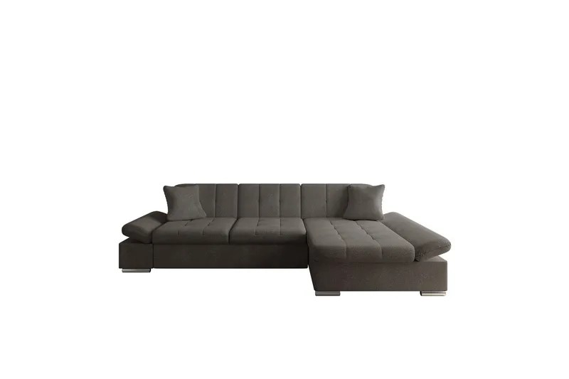 Djerra Sofa med Divan 3-seter, Brun