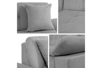 Djerra Sofa med Divan 3-seter - Flerfarget/Beige - Møbler - Sofaer - Sofaer med sjeselong - 3 seters sofa med divan