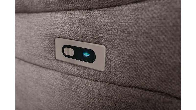 Drevia reclinersofa 3-seter elektrisk - Muldvarpfarget - Møbler - Sofaer - Reclinersofaer