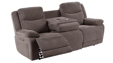 Drevia reclinersofa 3-seter elektrisk - Muldvarpfarget - Møbler - Sofaer - Reclinersofaer