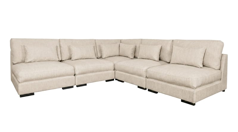 Dubai hjørnesofa ekstra dyp i Chenille, Beige