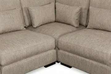 Dubai hjørnesofa ekstra dyp i Chenille - Brun - Møbler - Sofaer - Hjørnesofaer