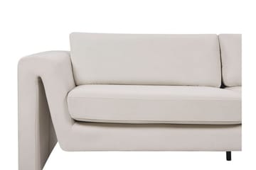 Durran Sofa 3-seter - Beige/Svart - Møbler - Sofaer - Fløyelssofaer