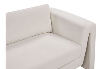 Durran Sofa 3-seter - Beige/Svart - Møbler - Sofaer - Fløyelssofaer