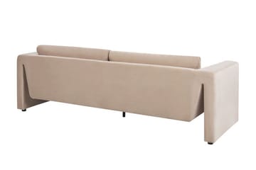 Durran Sofa 3-seter - Beige/Svart - Møbler - Sofaer - Fløyelssofaer