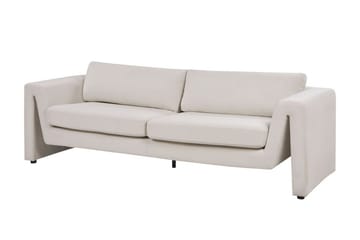Durran Sofa 3-seter - Beige/Svart - Møbler - Sofaer - Fløyelssofaer