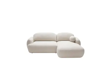 Efrem Sofa med Sjeselong 3-seter - Beige - Møbler - Sofaer - Sofaer med sjeselong - 3 seters sofa med divan