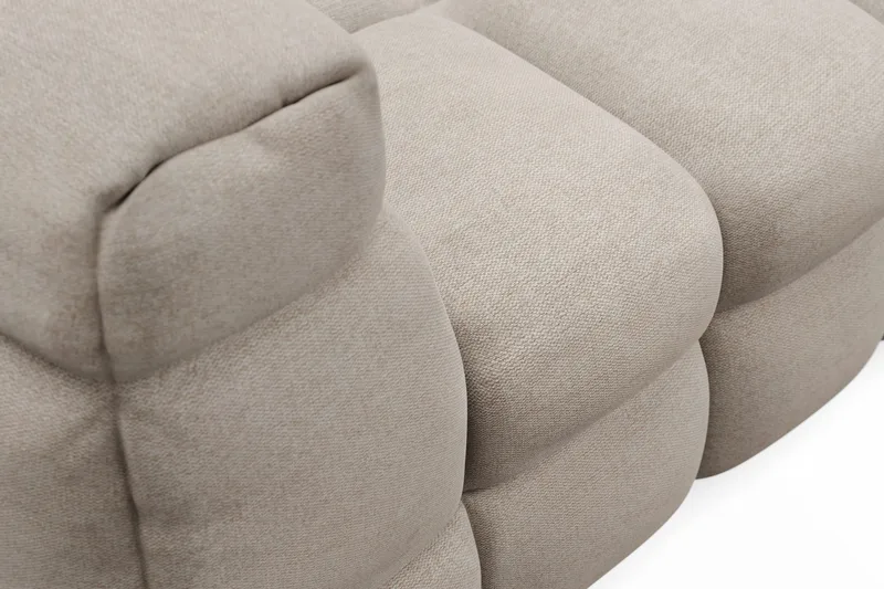 Elise 4-seters Sofa med Sjeselong Høyre - Beige - Møbler - Sofaer - Sofaer med sjeselong - 4 seters sofa med divan
