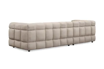 Elise 4-seters Sofa med Sjeselong Venstre - Beige - Møbler - Sofaer - Sofaer med sjeselong - 4 seters sofa med divan
