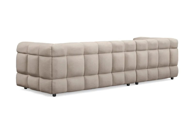 Elise 4-seters Sofa med Sjeselong Venstre - Beige - Møbler - Sofaer - Sofaer med sjeselong - 4 seters sofa med divan
