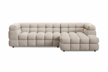 Elise Boblete Sofagruppe 3-seter Divansofa Høyre + Lenestol - Beige - Møbler - Sofaer - Sofagrupper