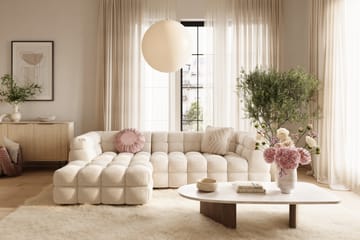 Elise Boblete Sofagruppe 3-seter Divansofa Venstre + Lenestol - Beige - Møbler - Sofaer - Sofagrupper