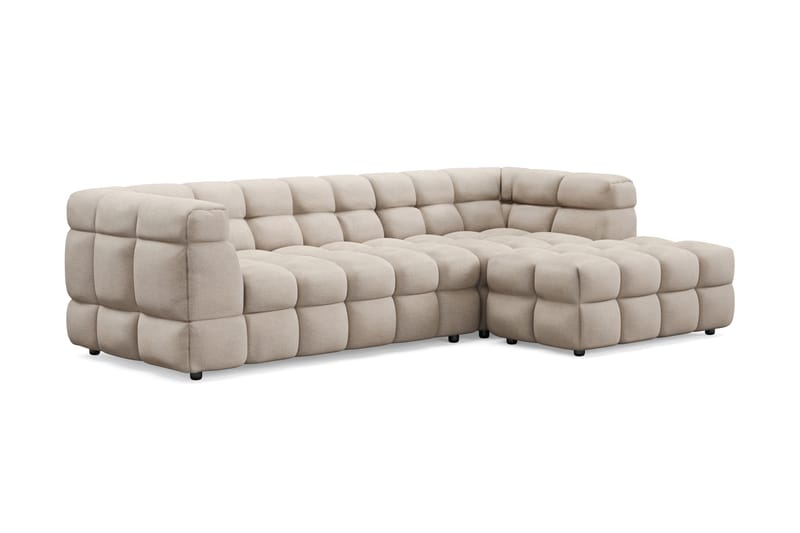 Elise Boblete Sofagruppe 3-seter Divansofa Venstre + Lenestol - Beige - Møbler - Sofaer - Sofagrupper