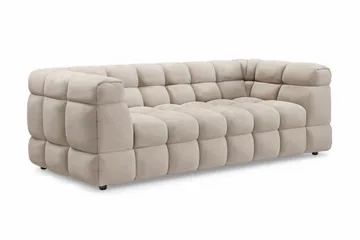 Elise Boblete Sofagruppe 3-seter Sofa + Lenestol - Beige - Møbler - Sofaer - Sofagrupper