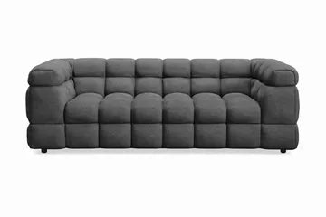Elise Boblete Sofagruppe 3-seter Sofa + Lenestol - Mørkegrå - Møbler - Sofaer - Sofagrupper