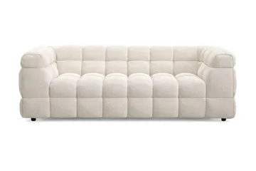 Elise Boblete Sofagruppe 3-seter Sofa + Lenestol - Hvit - Møbler - Sofaer - Sofagrupper