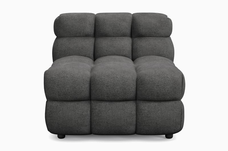 Elise Boblete Sofagruppe 4-seter Divansofa Høyre + Lenestol - Mørkegrå - Møbler - Sofaer - Sofagrupper
