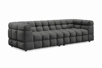 Elise Boblete Sofagruppe 4-seter Sofa + Lenestol - Mørkegrå - Møbler - Sofaer - Sofagrupper