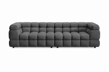 Elise Boblete Sofagruppe 4-seter Sofa + Lenestol - Mørkegrå - Møbler - Sofaer - Sofagrupper