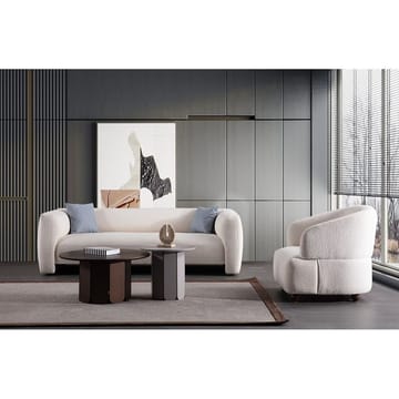 Elvaris 3-seters sofa - Hvit - Møbler - Sofaer - 3 seter sofa