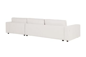 Ersi Hjørnesofa 4-seter - Hvit/Svart - Møbler - Sofaer - Hjørnesofaer - Hjørnesofa med divan