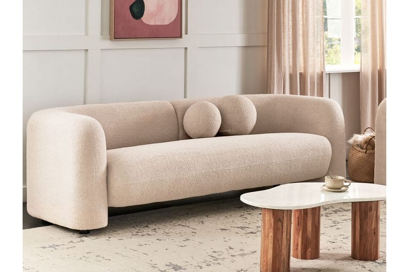 Fabion Sofa 3-seter - Beige - Møbler - Sofaer - 3 seter sofa