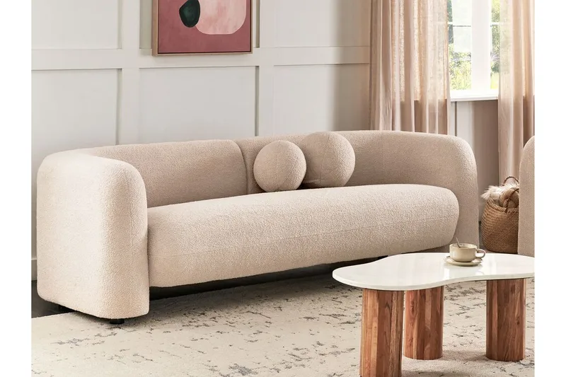 Fabion Sofa 3-seter - Beige - Møbler - Sofaer - 3 seter sofa