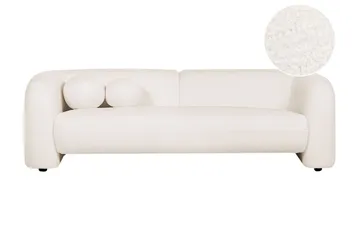 Fabion Sofa 3-seter - Hvit - Møbler - Sofaer - 3 seter sofa