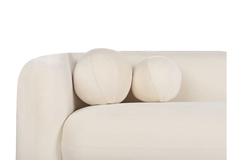 Fabion Sofa 3-seter - Krem - Møbler - Sofaer - Fløyelssofaer