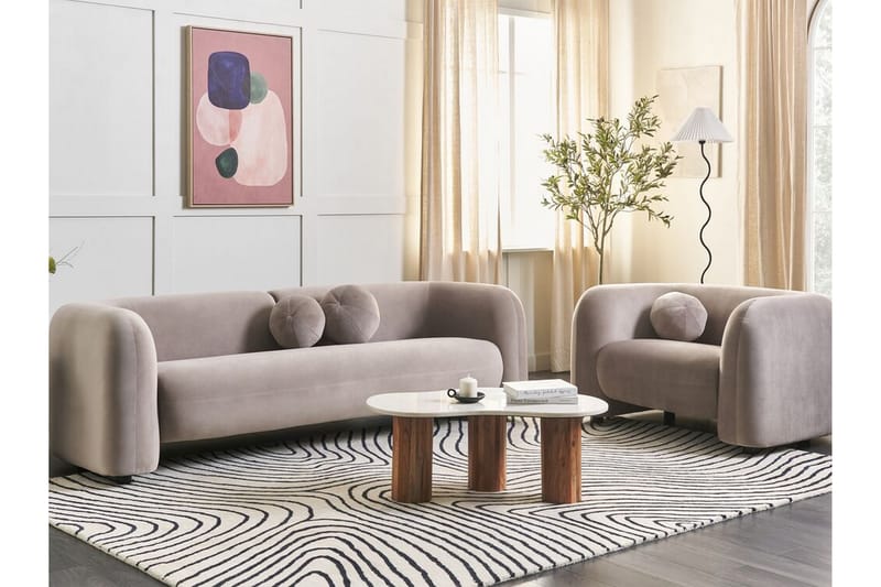 Fabion Sofa 3-seter - Taupe - Møbler - Sofaer - 3 seter sofa