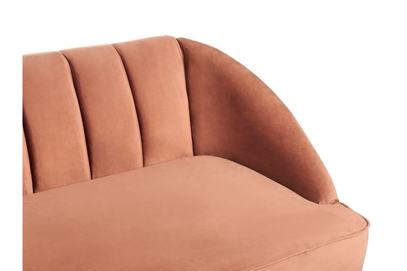Farrin Sofa 3-seter - Brun/Svart/Gull - Møbler - Sofaer - Fløyelssofaer