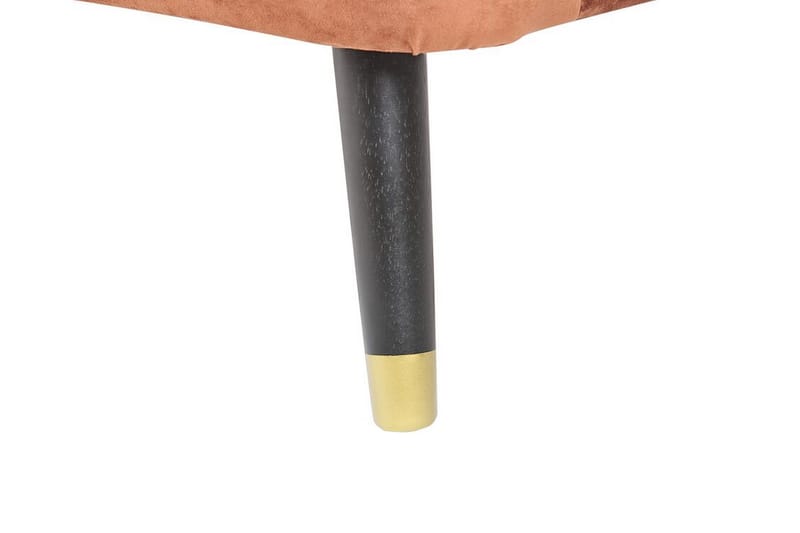 Farrin Sofa 3-seter - Brun/Svart/Gull - Møbler - Sofaer - Fløyelssofaer