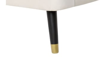 Farrin Sofa 3-seter - Hvit/Svart/Gull - Møbler - Sofaer - Fløyelssofaer