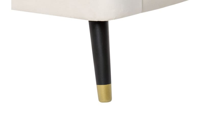 Farrin Sofa 3-seter - Hvit/Svart/Gull - Møbler - Sofaer - Fløyelssofaer