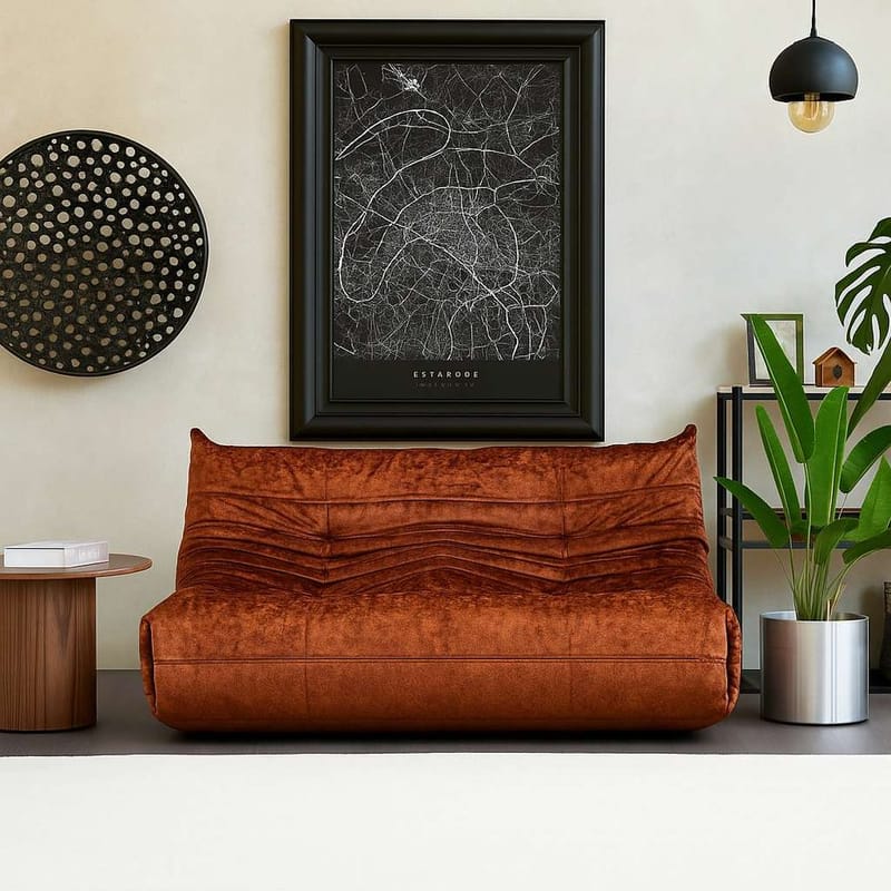 Feylorin 2-seters sofa - Rød - Møbler - Sofaer - 2 seter sofa