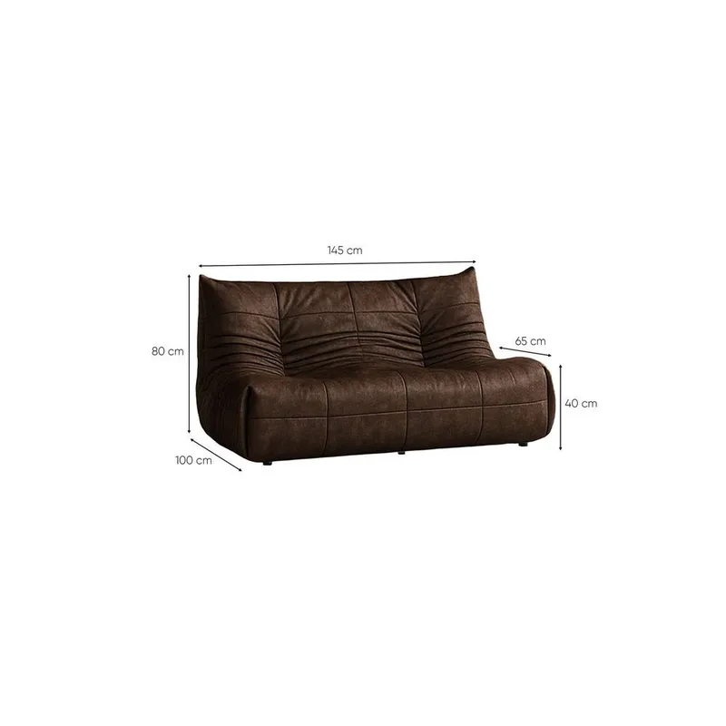 Feylorin 2-seters sofa - Sjokoladebrun - Møbler - Sofaer - 2 seter sofa