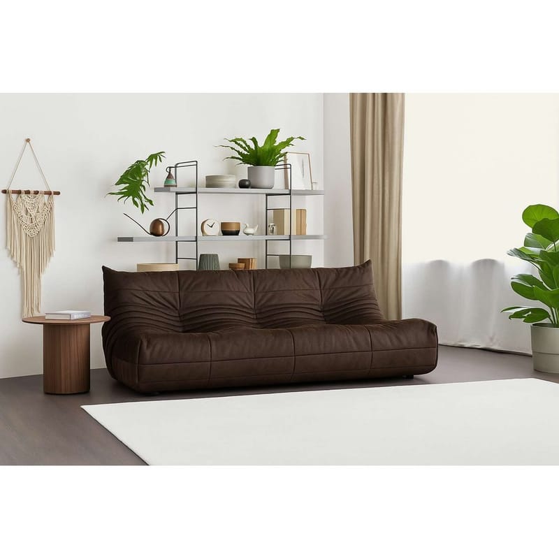 Feylorin 3-seters sofa - Brun - Møbler - Sofaer - 3 seter sofa
