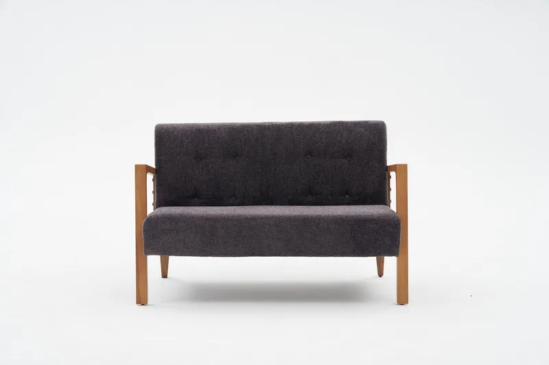 Finegard 2-seters Sofa, Antrasitt