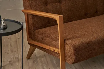 Finegard 2-seters Sofa - Brun - Møbler - Sofaer - 2 seter sofa